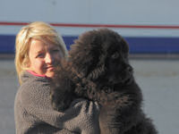 Evan Almighty gets a cuddle from Mum